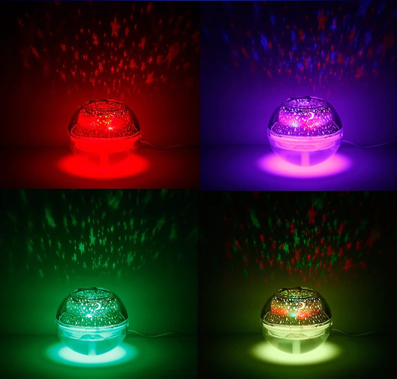Veilleuse Projecteur Humidificateur D'Ambiance
