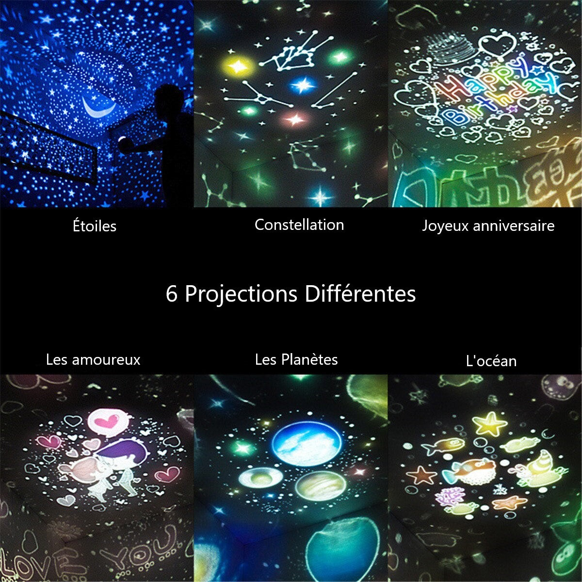 Veilleuse Lumineuse Projection