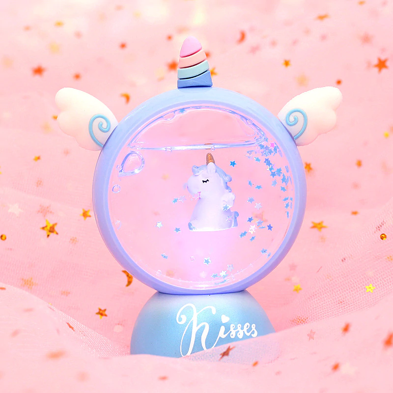 Veilleuse Licorne Lumière Liquide