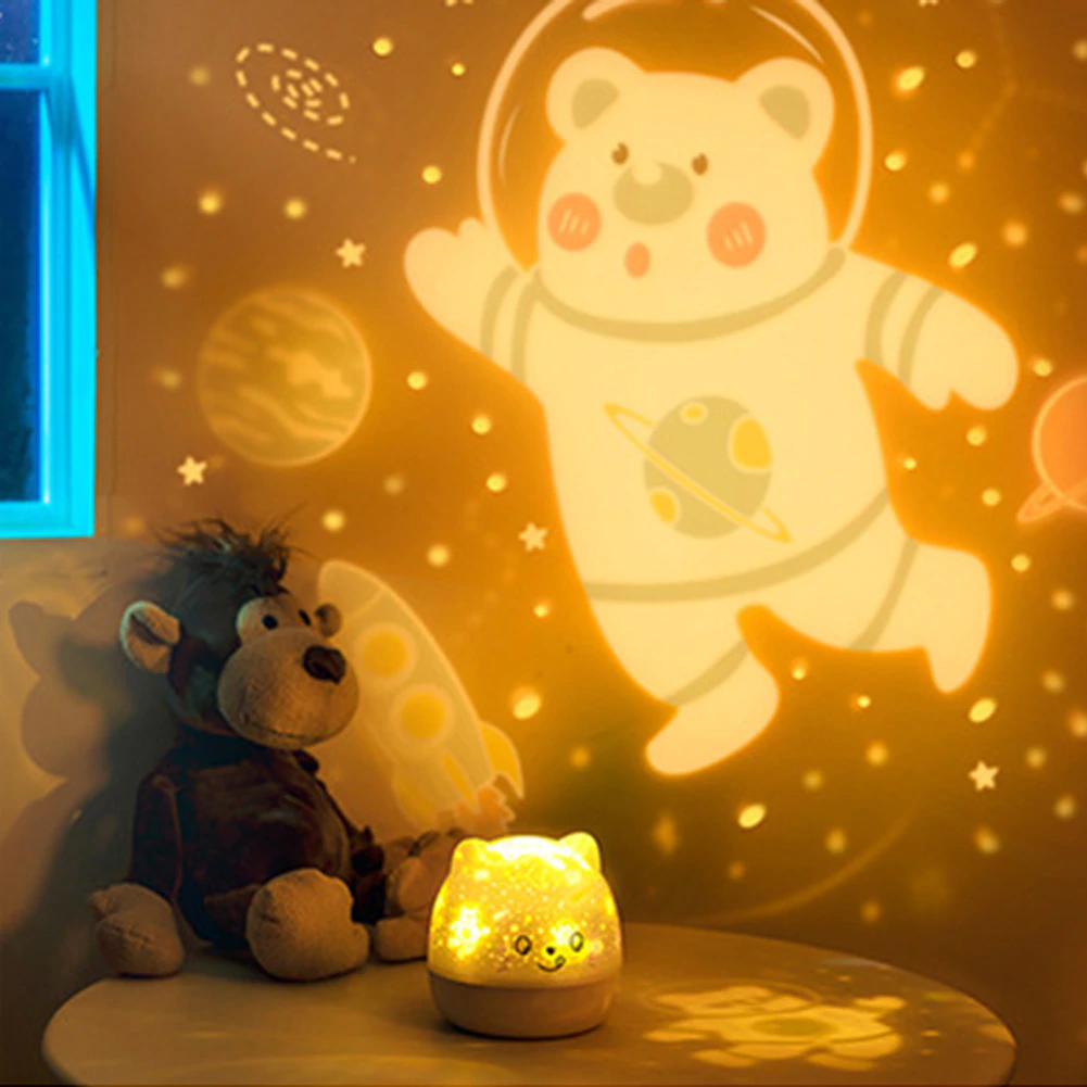 Veilleuse Projection Chat
