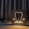 Veilleuse en Bois Dent