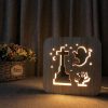 Veilleuse en Bois Fantôme