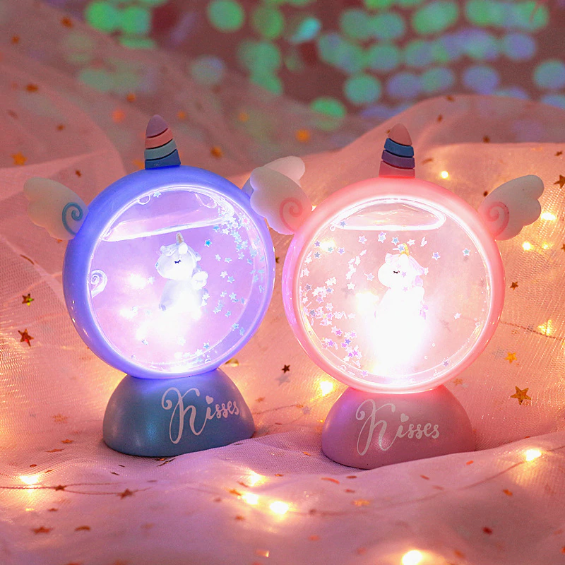 Veilleuse Licorne Lumière Liquide