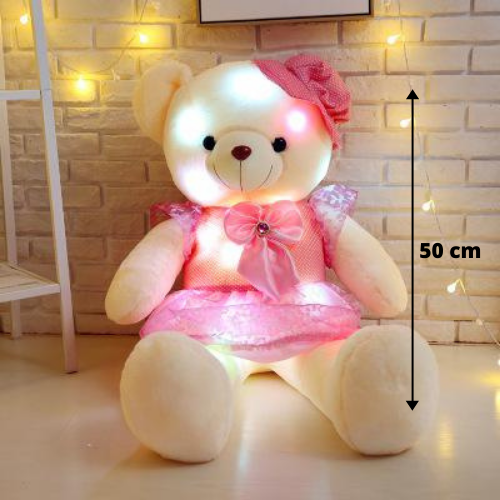 Veilleuse Peluche Fille Ours