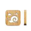 Veilleuse en Bois Escargot