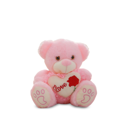 Veilleuse Peluche Ours Saint Valentin