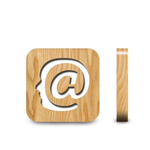 Veilleuse en Bois Internet