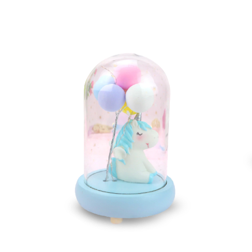 veilleuse licorne bleu