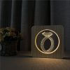 Veilleuse en Bois 3D Bague