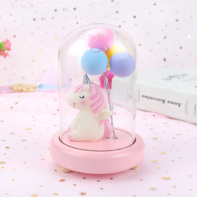 veilleuse licorne bleu